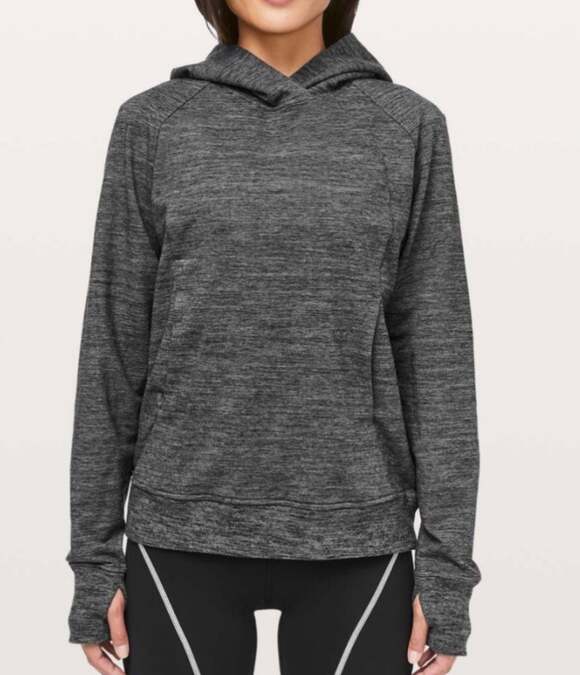 Lululemon Tops - Lululemon Scuba Pullover Hoodie in Heathered Core Dark Grey